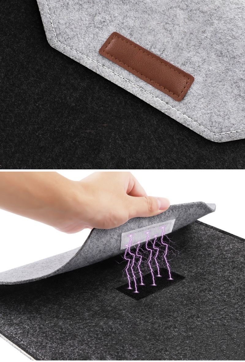 wool laptop bag
