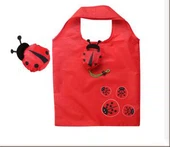 Χαριτωμένο ελαφρύ ταξίδια παραλία Duffel πτυσσόμενα τσάντα σε θήκη, Eco Φτηνές 190t 210d πολυεστέρα νάιλον επαναχρησιμοποιήσιμα πτυσσόμενα ζώο σχήμα τριαντάφυλλο σχήμα τσάντα για ψώνια