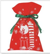 Κοσμήματα μη υφασμένα βελούδινη τσάντα δώρων